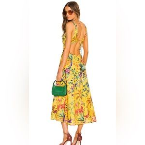 New Zimmerman size 2 tropical floral linen dress; perfect for spring!